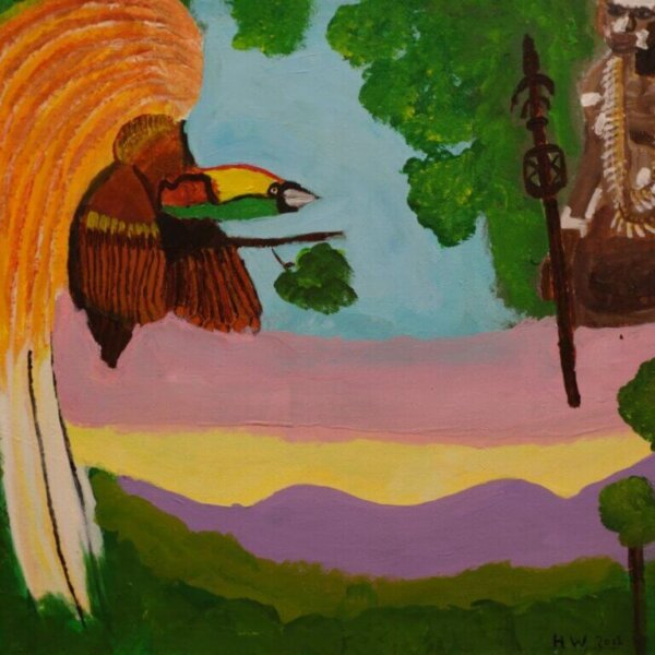 WILLEMSEN krijger in bos