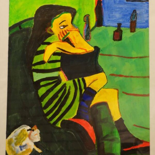 WILLEMSEN vrouw met poes