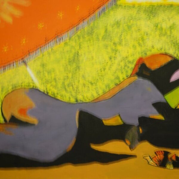 WILLEMSEN vrouw op gras